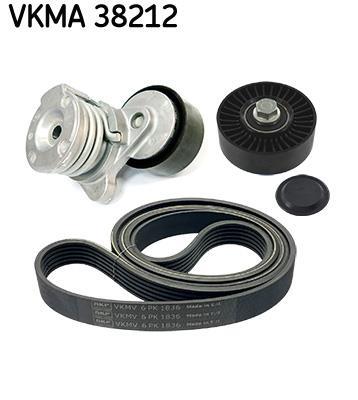 Kit de courroie d'accessoire (Courroie d’alternateur) SKF VKMA 38212